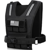 BAGAIL Weighted Vest Men, 20lb/30lb/40lb Adjustable Weight Vest for Woman with Removable Iron Weights - 30 lbs