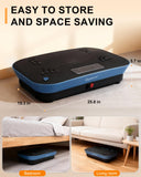 Vibrating Plate Machine,180 Speeds Shake Plate for Lymphatic Drainage Weight Loss, Vibration Fitness Platform 460LB Capacity Whole Body Workout