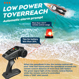 BEZGAR RC Boat, 18 inch Big Brushless Remote Control Boat for Adults and Kids, 55 KPH Large Fast RC Speed Boats with 2500mAh Battery, Ideal Waterproof Toy Boats for Lakes - HJ816 Gray