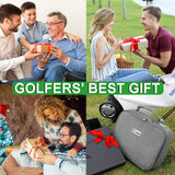 GAIARENA Golf Essential Accessory Kit with Luxury Carrying Case Best Golfing Gift Accessories Organizer for Golfers + More