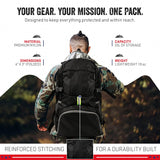 MODERN NEEDS Ready Pack 35L — Foldable Backpack for Travel | Lightweight, Water Resistant Hiking Daypack | Compact, Packable Backpack for Men & Women | Great for Camping & Daily Use