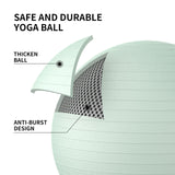 FITMIND Yoga Ball set-55cm&25cm(Green)