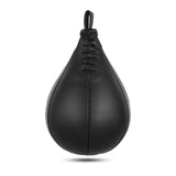 Hunter Leather Speed Bag with Hanging Swivel - Boxing Training Bag for Speed & Accuracy HUNTER