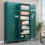 Polup 90" Pantry Cabinet, Tall Metal Storage Cabinet with Doors and Shelves