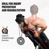 DMoose Neck Harness for Weight Lifting - Neck Exerciser with 30" Heavy Duty Steel Chain - Neck Strengthener to Support Injury Recovery & Neck Workout - Neck Trainer with Adjustable Head & Chin Strap DMoose Fitness