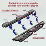 OEDRO Running Boards Compatible with 19-26 Chevy Silverado/GMC Sierra 1500
