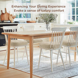 Codi 6 Pack Dining Chair Cushions, Thick Chairs Pads for Indoor Kitchen Room - Washable