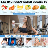 2026 New Hydrogen Water Bottle, Hydrogen Water Generator with Advanced SPE PEM Technology, Portable Rechargeable aquahealth Hydrogen Water for Office, Daily Drinking and Gifts