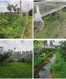Flower Bed/Farmland/Fish Ponds/Garden Protective Mesh Net - 1 inch Mesh Size,Anti Bird Fence Netting - Reusable & Cuttable, White Clear Nylon Fabric(35x45m/114.8x147.6ft)