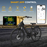 Movcan V80 Electric Bike for Adults - 1000W Motor -28MPH -70 Mile Range