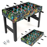 Goplus Foosball Table, 2-in-1 Soccer Table with Detachable Legs for Tabletop, Freestanding Arcade Game Table with 2 Balls, 2 Score Records for Adults, Indoor Home Office Bar Game Room