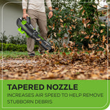 Greenworks 80V 770 CFM Cordless Leaf Blower, 4.0Ah Battery and Rapid Charger