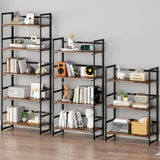 Multifunctional Folding Bookshelf, No-Assembly Plant Stand Storage Rack Shelves for Home Office