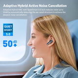Air Pro 4 Adaptive Hybrid Noise Canceling Wireless Earbuds, Qualcomm Snapdragon Sound, aptX™ Lossless, 6 Mics EarFun