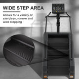 Fitvids Stair Stepper Machine, Commercial Grade Stair Climber with 15 Resistance Levels, Continuous Stair Stepping Machine for Cardio and Lower Body Workouts, LED Screen, Exercise Machine for Home Gym