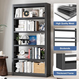 Tooless Assembly Book Case, Modern Bookshelves and Bookcases for Home Office, Living Room, Bedroom, Library