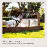 WaterRower Walnut Rowing Machine with S4 BLE Monitor | USA Made Water Rower | Original Handcrafted Erg Machine for Home Use & Gym | Best Warranty