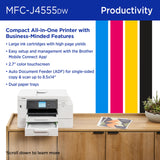 Wireless Color Inkjet All-in-One Printer with 2.7” Color Touchscreen and 2 Paper Trays | Includes Refresh Subscription