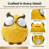 OlethRoryLe Owl Statue for Home Decor owl Gifts Unique Home Decor（Yellow ）