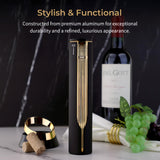 VINOWAKE Openero Electric Wine Opener By LINKSTYLE — Rechargeable Battery with Charging Base, Precision Steel Foil Cutter, Luxurious Matte Finish