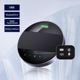 All-in-One Conference System 3X Optical Zoom PTZ Camera with Bluetooth Speakerphone Upgraded System Audio and Video Output Tenveo