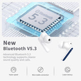 Wireless Earbuds, Bluetooth 5.3 Headphones in Ear with HiFi Stereo Deep Bass, 4 ENC Noise Cancelling, Dark Blue xinwld