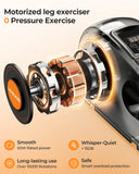 YOSUDA Under Desk Elliptical Electric,Ellipse Leg Exerciser for Seniors,Fully Assembled Seated Pedal Exerciser with Remote Control with Free Footstraps & 10 Adjustable Speeds YOSUDA