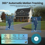SOLIOM 4K Wireless Outdoor Solar Security Camera System, 2-Cam Kit