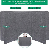Extra Large Bulletin Board 96" x 48", Felt Pin Board, Dark Gray