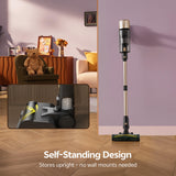 Ultenic Cordless Vacuum Cleaner, 600W 60KPA 65Mins Vacuum Cleaners for Home, Stick Vacuum Cordless with Touch Screen, Self-Standing, 180° Lay-Flat, Anti-Tangle Brush for All Floors/Pet Hair/Carpets