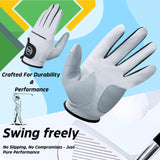 H-Cube All Weather Microfiber Golf Gloves Men Left Handed Golfer Small Pack of 5