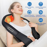 Back and Neck Massager, Back Massager Deep Tissue Kneading Massager Neck and Shoulder Massager with Heat AERLANG