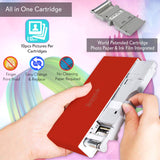 Wireless Instant Photo Printer - Portable Mobile Borderless Pictures, Printing from Your Smartphone SereneLife