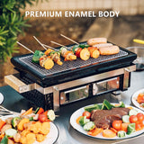 ONLYFIRE GRILLS Charcoal BBQ Hibachi Grill with Grid Lifter, Portable Yakitori Grill with Stainless Steel Grate, Barbecue Stove for Outdoor Camping Picnic Patio Backyard Cooking, GS306