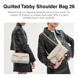 Coach Women's Quilted Tabby Shoulder Bag 26 | Quilted