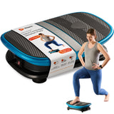 Lifepro Voice-Controlled Vertical Motion Vibration Plate for Lymphatic Drainage with Heat Therapy – Whole Body Curved Vibrating Platform