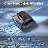 (2026 Upgrade) WINNY POOL CLEANER C1 for Inground & Above Ground Pool, 4-in-1 Wall & Waterline Cleaning up to 1,614 Sq.ft, 150 Mins Runtime, APP Control, Smart Navigation & Weekly Custom Plan