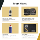 Wahl Professional 5-Star Barber Combo, Corded Legend Clipper & Hero T-Blade Trimmer Set, Black/Gold Finish