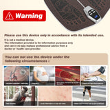 SNUYUERS Transcutaneous Electrical Nerve Stimulator for Pain Relief, EMS Foot Stimulator for Increase Blood Flow Circulation,Temporarily Reduce Lower Extremity Pain.Gifts for Friends and Parents.