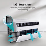 Hisense 14,000 BTU Smart Window Air Conditioner, 3 modes (Cooling, Fan, Dehumidifier), Easy Installation,Ultra Quiet, 2 Years Warranty
