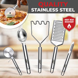 Kaluns 50 PCS Silicone Kitchen Utensils Set Complete Kitchen Set - 800°F Heat Resistant Non-Stick Premium Cooking Utensils, Silicone Spatula Set