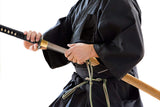 Hand Forged 1095 Yellow Bamboo Warrior Katana, Visible Hamon Full Tang