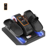 Under Desk Elliptical Machine,Electric Leg Exerciser as Seen on Tv for Seniors Adults,Portable Quiet Elliptical Exercise Machine While Sitting with 12 Adjustable Speed Auto&HR Mode for Home Office