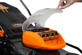WEN Cordless Electric Lawn Mower, 21-Inch Deck with two 40V Max Batteries and Charger (40441)