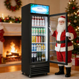 BODEGACOOLER Commercial Beverage Refrigerator, 240 Cans & 160 Bottles, Display Refrigerator For Beer,Soda, Merchandiser Refrigerator