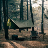 Haven Tent Original Lay-Flat Hammock Tent (Forest Green) – Comfortable Waterproof Camping Hammock with Mosquito Net – Includes Insulated Sleeping Pad & Rainfly