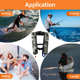 VOGUCCLO Automatic/Manual Inflatable Life Jacket| Inflatable PFD Kayak Vest Adult| Life Vest for Adults| Outdoor Water Sports| Supports up to 330 lbs|33g of Carbon Dioxide Cylinder (607W Camouflage)