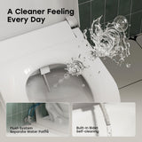 HOROW HR-N30 Non-Electric Bidet Toilet with Battery Auto Flush
