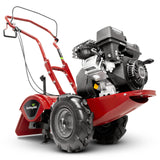 EARTHQUAKE Victory Rear Tine Tiller, Powerful 209cc 4-Cycle Viper Engine, Rugged Bronze Gear Transmission, Red/Black
