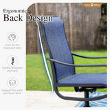 Sophia & William Outdoor Dining Set Patio Dining Sets Patio Table and Chairs Set 9 Pieces Square Outdoor